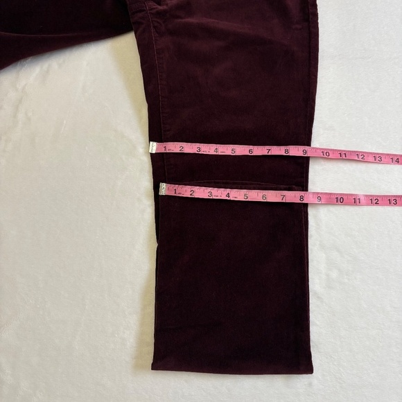 Well Worn brand: High Rise, Soft Corduroy Skinny Pants, Red, Size 10 (W30), NWT - Picture 13 of 16